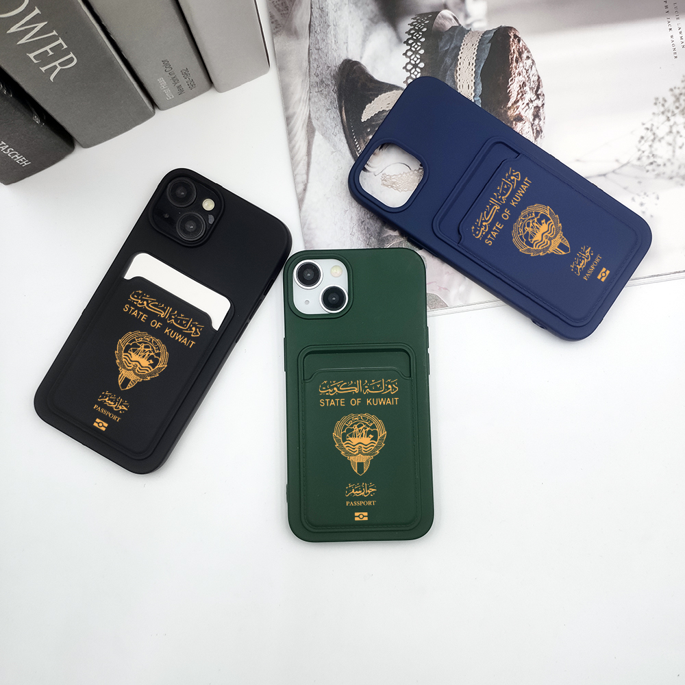 Phone Cases Kuwait - Luxury Kuwait Passport Wallet Card Phone