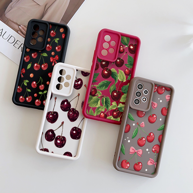 Phone Cases Xiaomi 14 - Funny Flower Cute Bow Cherry Pattern
