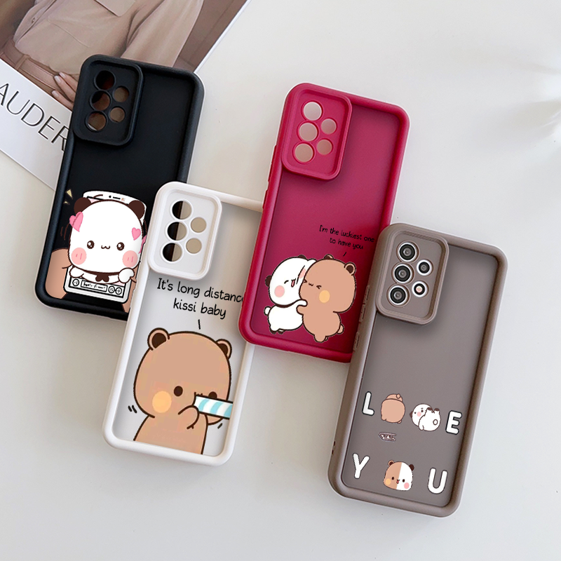 Phone Cases Xiaomi 14 - Creative Cartoon Bubududu Panda Couple Phone