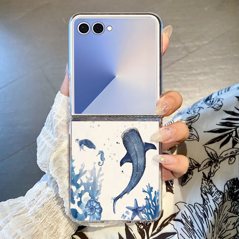 Phone Cases Hard - Whale Pattern Phone Case For Samsung