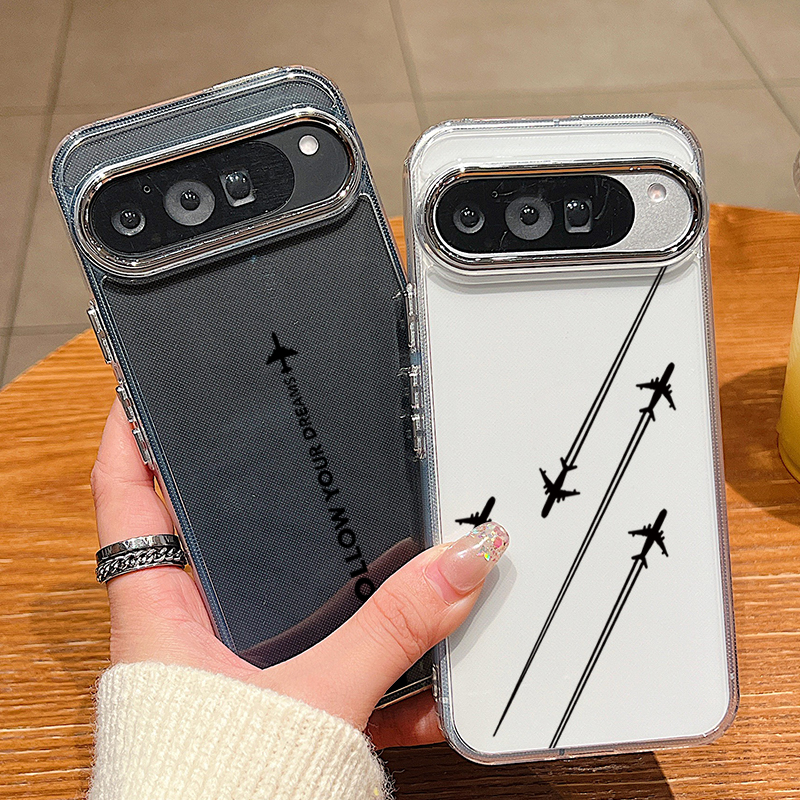 Airplane Line Pattern TPU Phon - Phone Cases Google Pixel 10 Pro ulasan dan harga