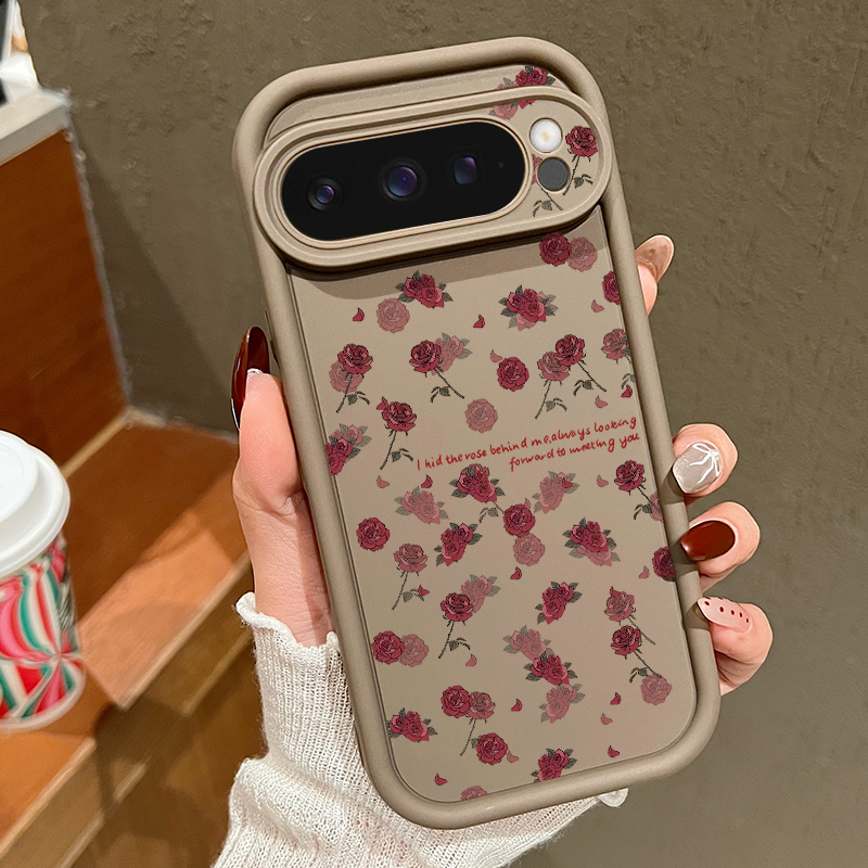 Rose Flowers Patterned Soft TP - Phone Cases Google Pixel 10 Pro ulasan dan harga