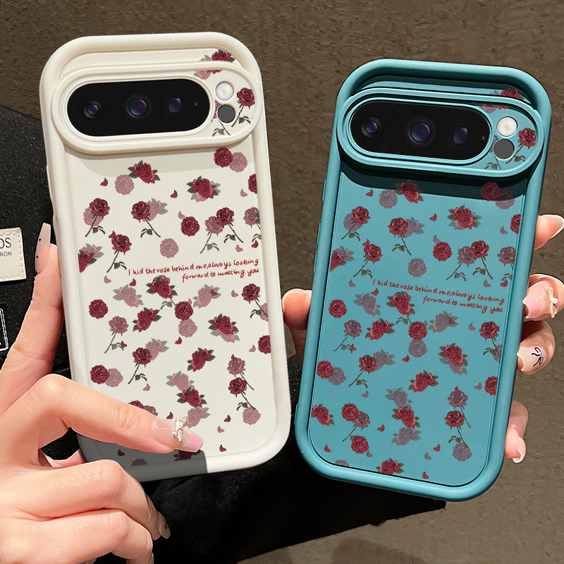 Rose Flowers Patterned Soft TP - Phone Cases Google Pixel 10 Pro ulasan dan harga