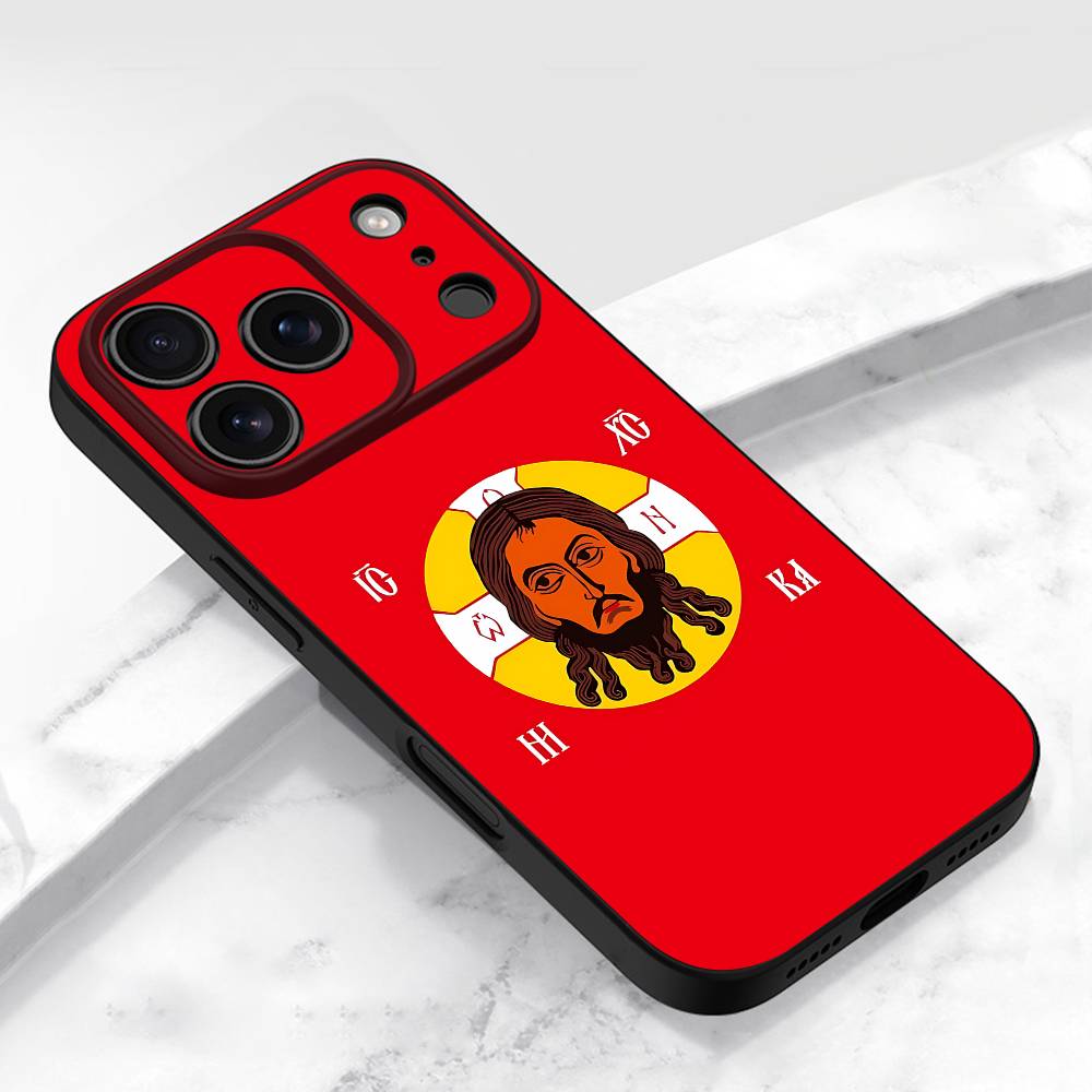 Russia Jesus Flag Christ Relig - Phone Cases Jesus ulasan dan harga