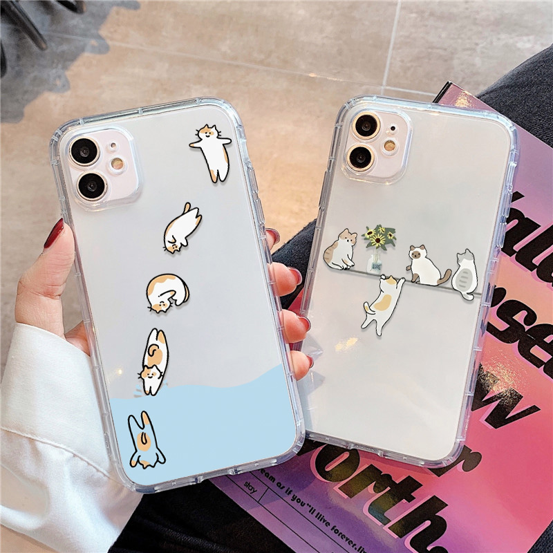 Lovely Fishes Clear Phone Case - Phone Cases For Iphone 16 ulasan dan harga