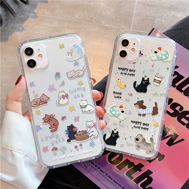 Lovely Fishes Clear Phone Case - Phone Cases For Iphone 16 ulasan dan harga