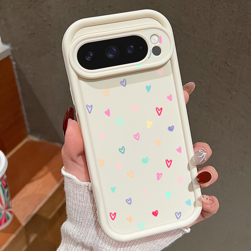 Colorful Little Hearts Soft Ca - Phone Cases Google Pixel 10 Pro ulasan dan harga