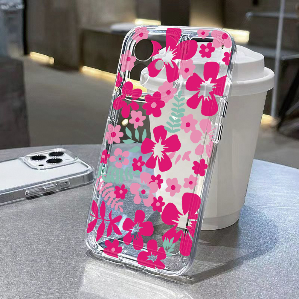 Flower Clear Phone Case For iP - Phone Cases For Girls ulasan dan harga