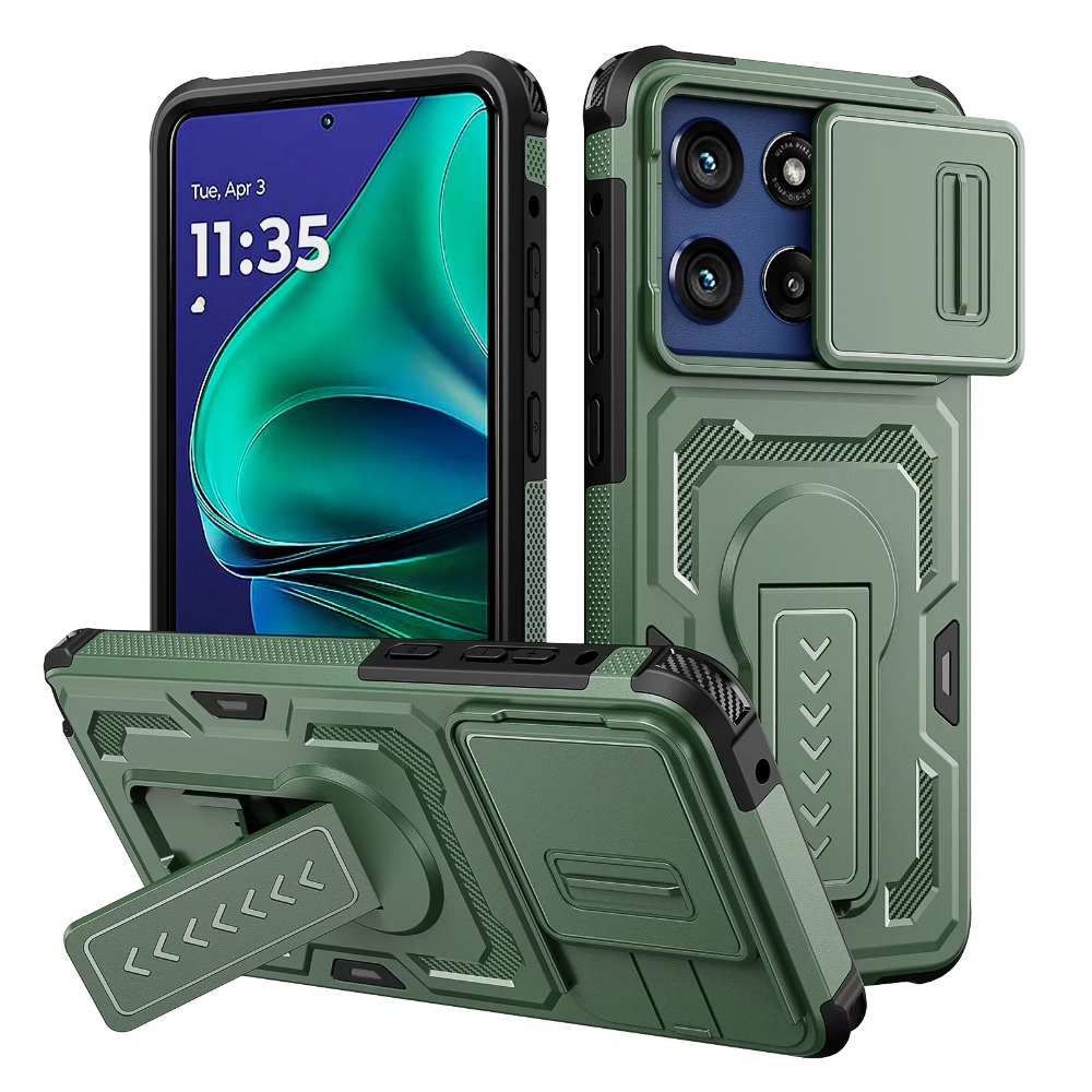 Armor Fold Stand Anti-Drop Cas - Phone Cases Moto G 2025 ulasan dan harga