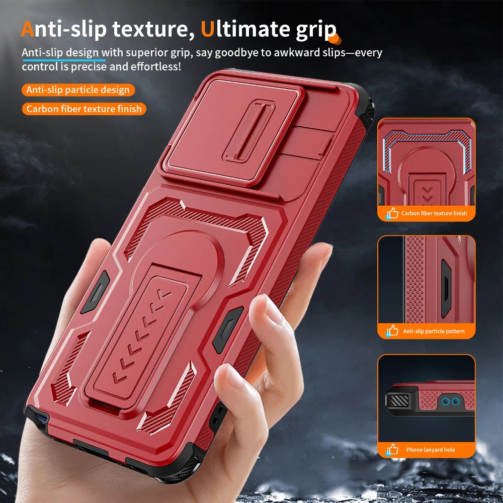 Armor Fold Stand Anti-Drop Cas - Phone Cases Moto G 2025 ulasan dan harga