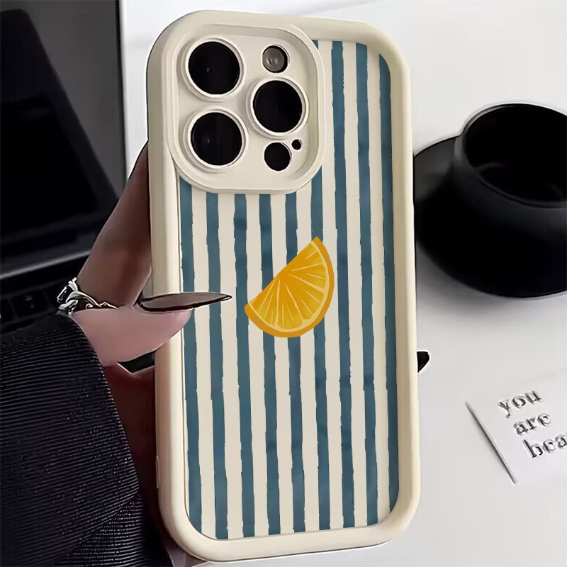 Striped Lemon Slice Pattern Ph - Phone Cases Xiaomi 14 ulasan dan harga