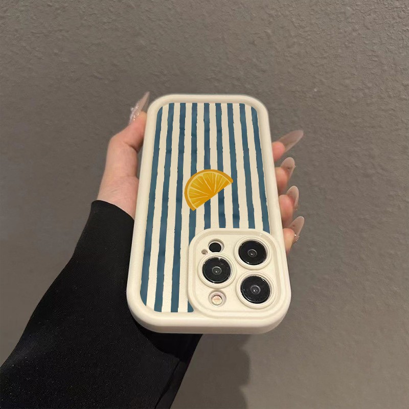 Striped Lemon Slice Pattern Ph - Phone Cases Xiaomi 14 ulasan dan harga