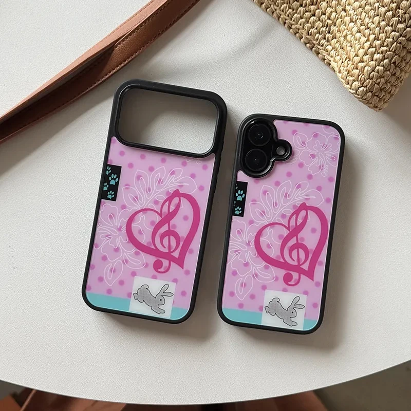 Fashion Cute Girl Pink Rabbit  - Phone Cases For Girls ulasan dan harga