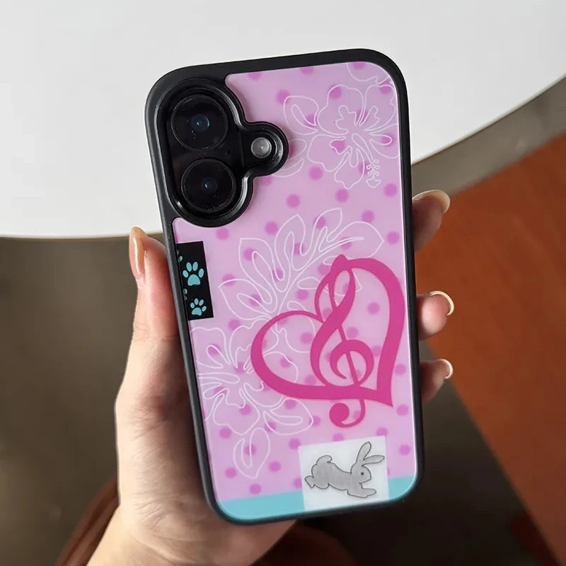 Fashion Cute Girl Pink Rabbit  - Phone Cases For Girls ulasan dan harga