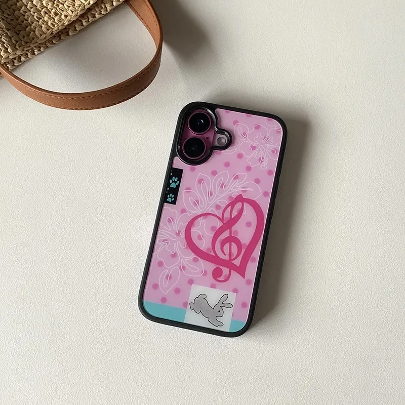 Fashion Cute Girl Pink Rabbit  - Phone Cases For Girls ulasan dan harga
