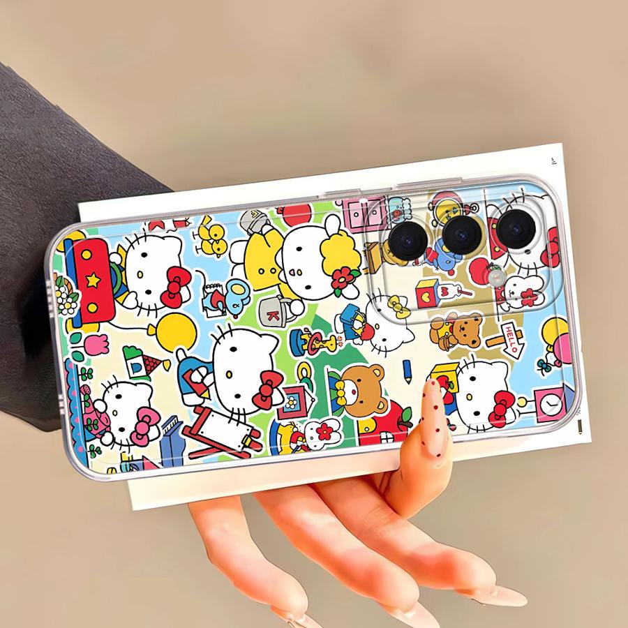 Various Cute Hello Kitty Clear - Phone Cases Hello Kitty ulasan dan harga