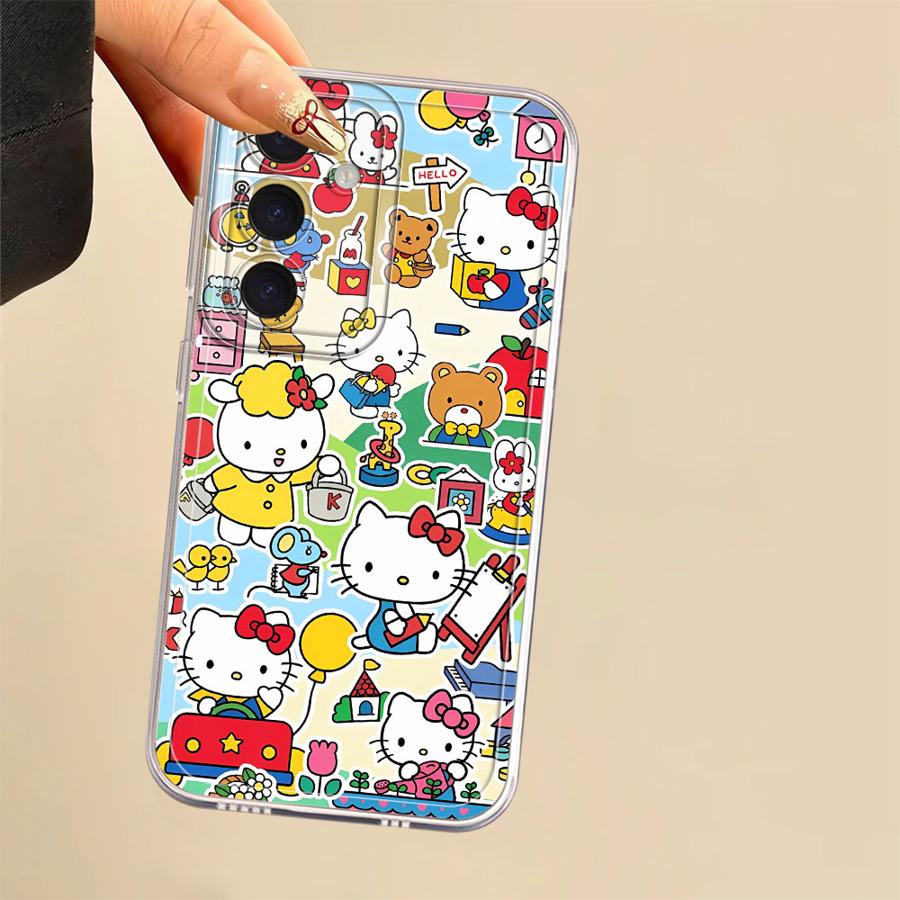 Various Cute Hello Kitty Clear - Phone Cases Hello Kitty ulasan dan harga