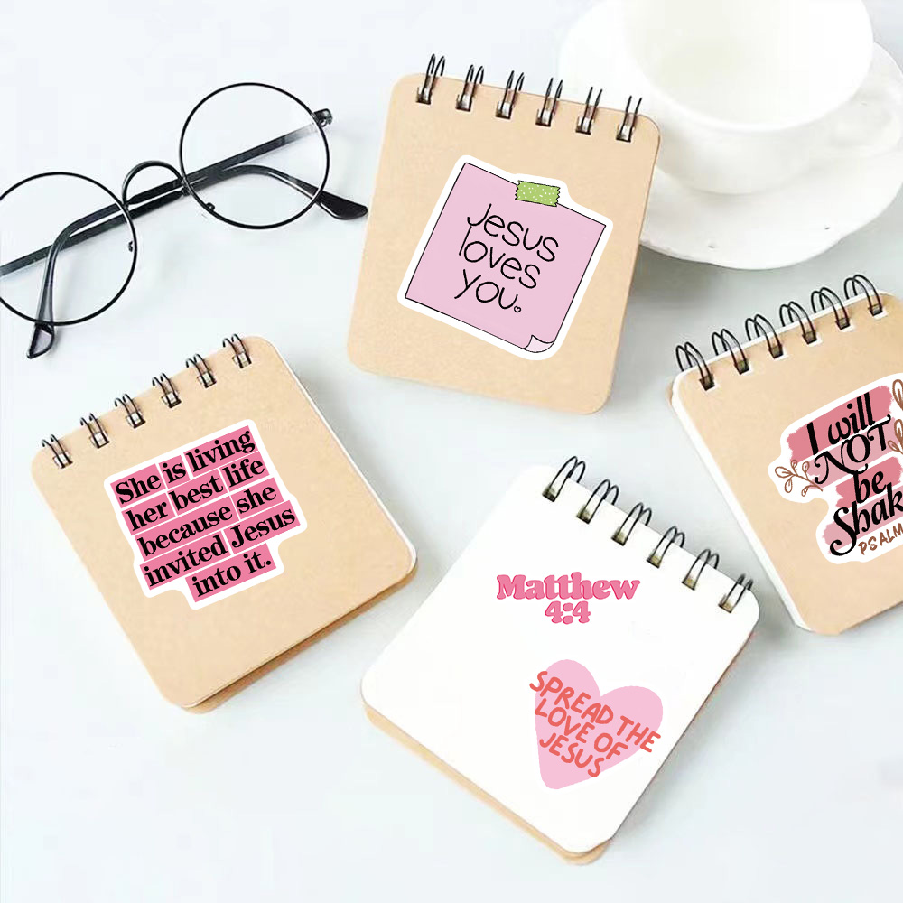 50/100PCS Pink Bible Jesus Gra - Phone Cases Jesus ulasan dan harga