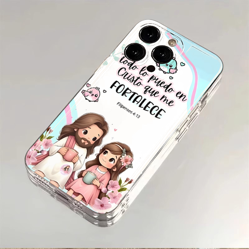 Cartoon Jesus And Me Bible Ver - Phone Cases Xiaomi 14 ulasan dan harga