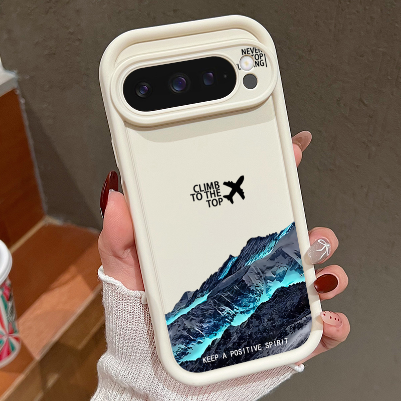 Airplane Snow Mountain Pattern - Phone Cases Google Pixel 10 Pro ulasan dan harga