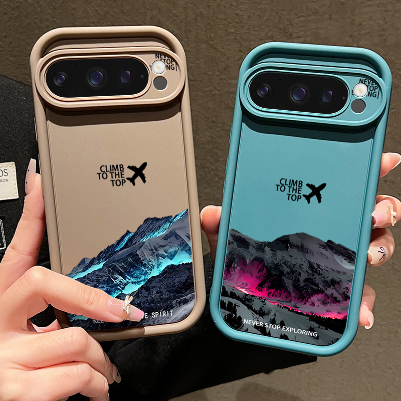Airplane Snow Mountain Pattern - Phone Cases Google Pixel 10 Pro ulasan dan harga