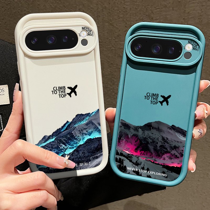Airplane Snow Mountain Pattern - Phone Cases Google Pixel 10 Pro ulasan dan harga