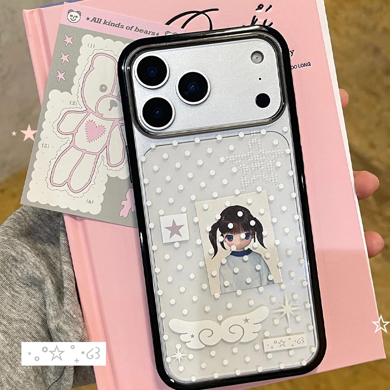 Ins Korean Girl Polka Dots Win - Phone Cases For Girls ulasan dan harga