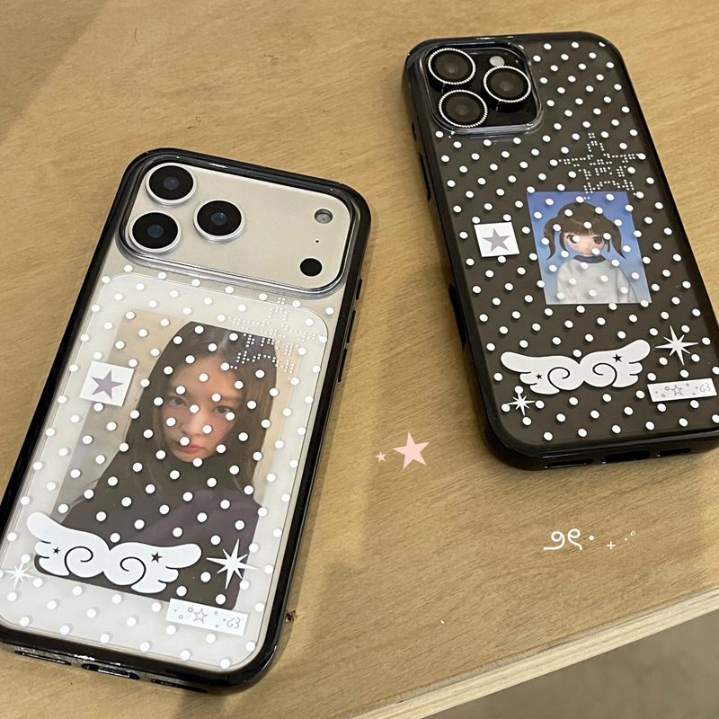 Ins Korean Girl Polka Dots Win - Phone Cases For Girls ulasan dan harga