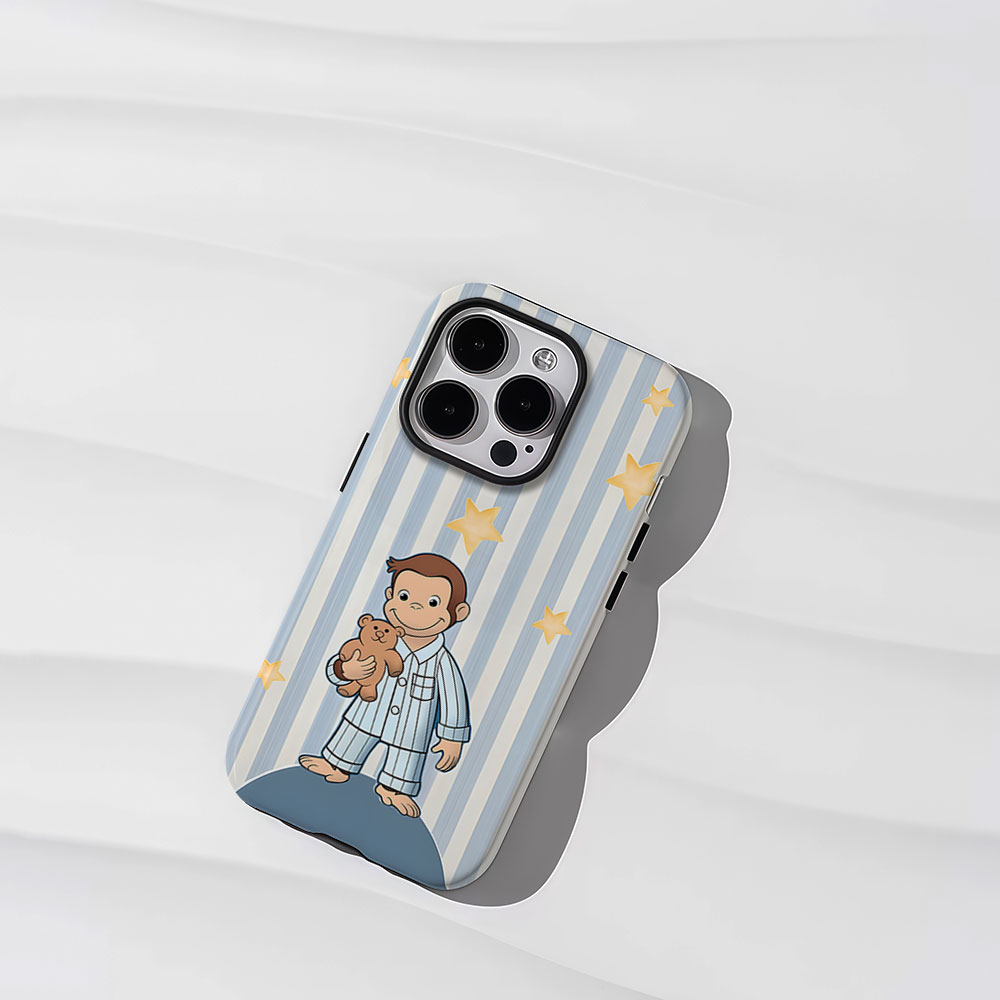 Curious George in Pajamas 2-in - Phone Cases Hard ulasan dan harga
