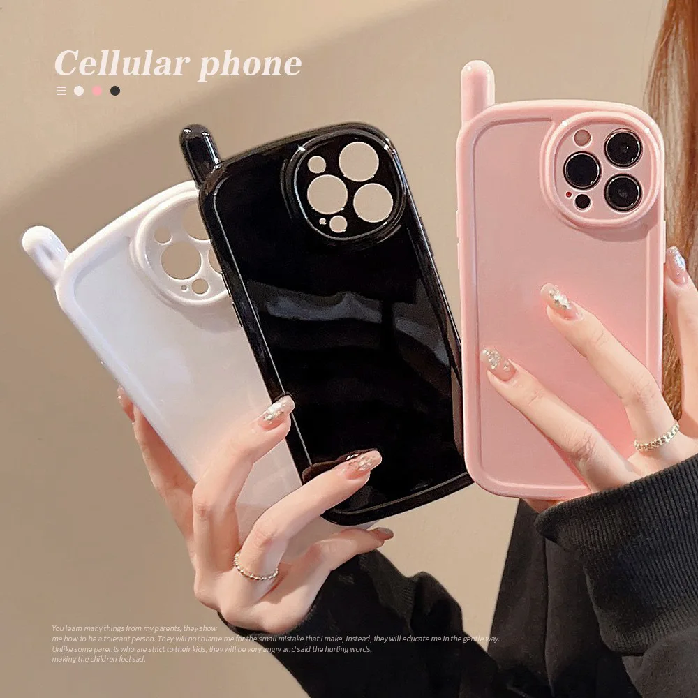 Korean Solid Colors Antenna De - Phone Cases Iphone 15 Pro Max ulasan dan harga