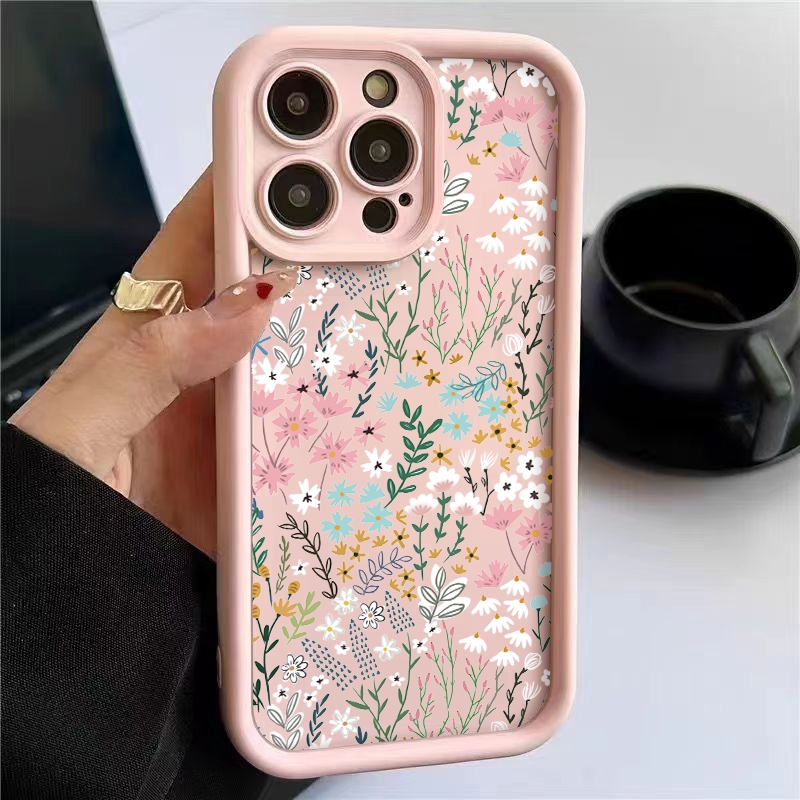 Pink High-bamboo Floral Patter - Phone Cases Xiaomi 14 ulasan dan harga