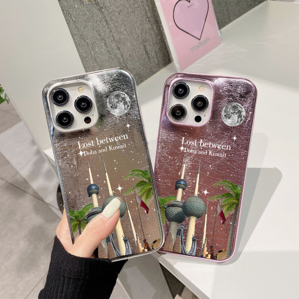 Customized Name leather phone  - Phone Cases Kuwait ulasan dan harga