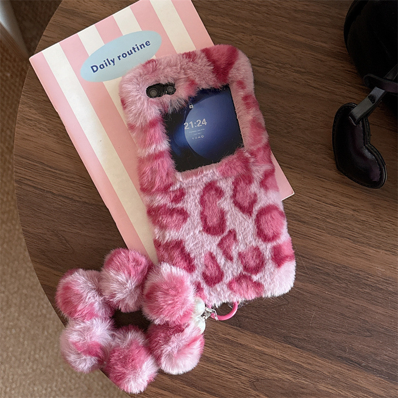 Fashion Leopard Print Fluffy P - Phone Cases Casely ulasan dan harga