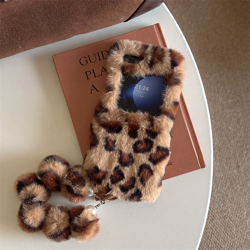 Fashion Leopard Print Fluffy P - Phone Cases Casely ulasan dan harga