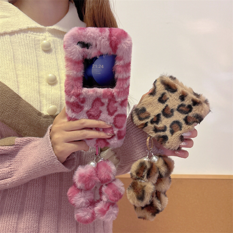 Fashion Leopard Print Fluffy P - Phone Cases Casely ulasan dan harga
