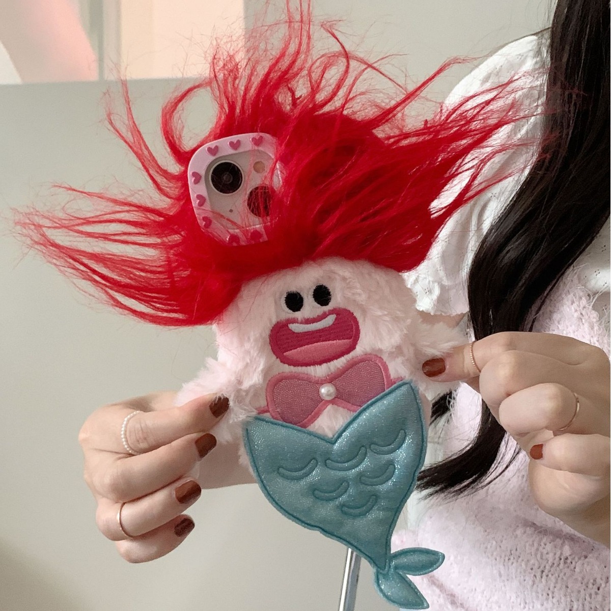 Plush Mermaid Phone Case For I - Phone Cases Ugly ulasan dan harga