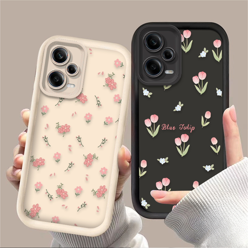 Retro Tulip Flower Phone Case  - Phone Cases Xiaomi 14 ulasan dan harga
