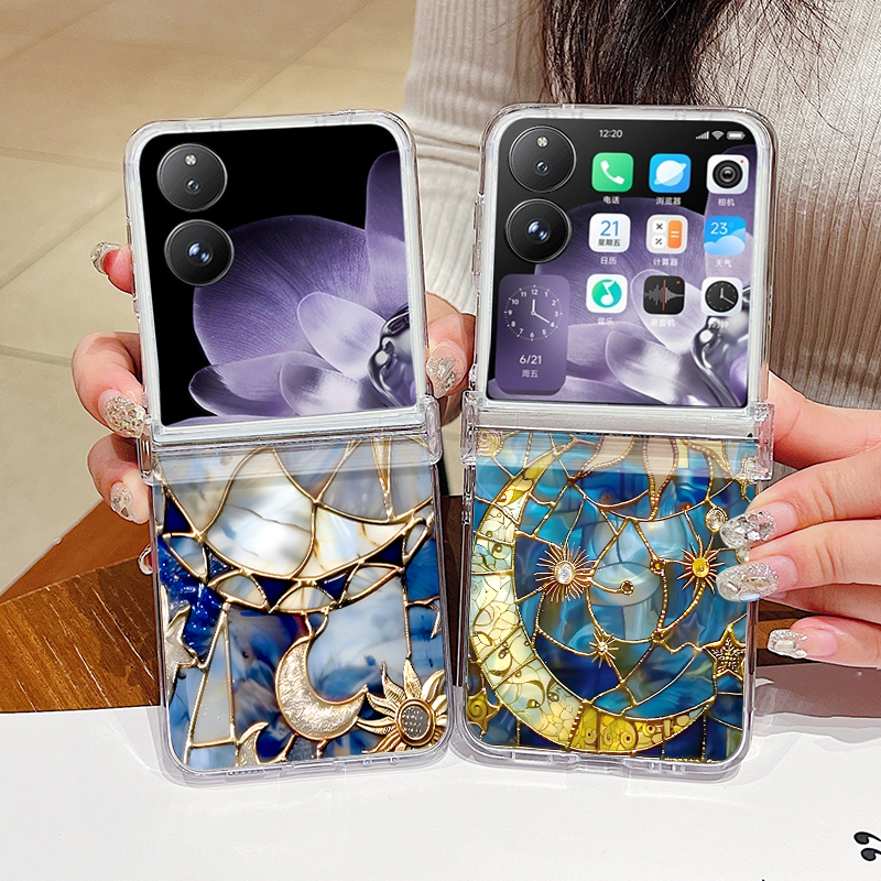 Retro Moon Star Pattern Phone  - Phone Cases Hard ulasan dan harga