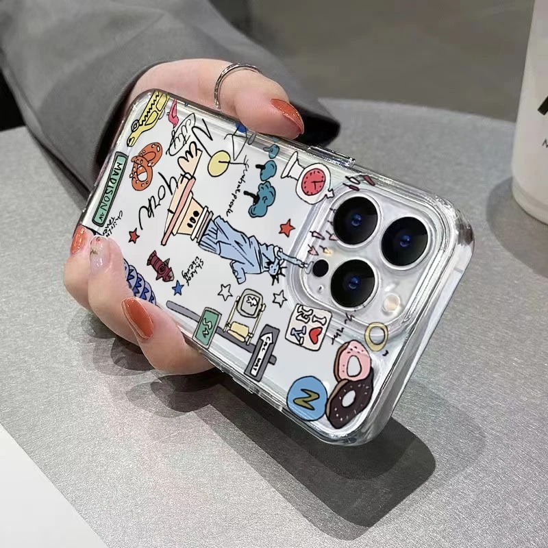 Cute New York City Doodle Phon - Phone Cases York ulasan dan harga
