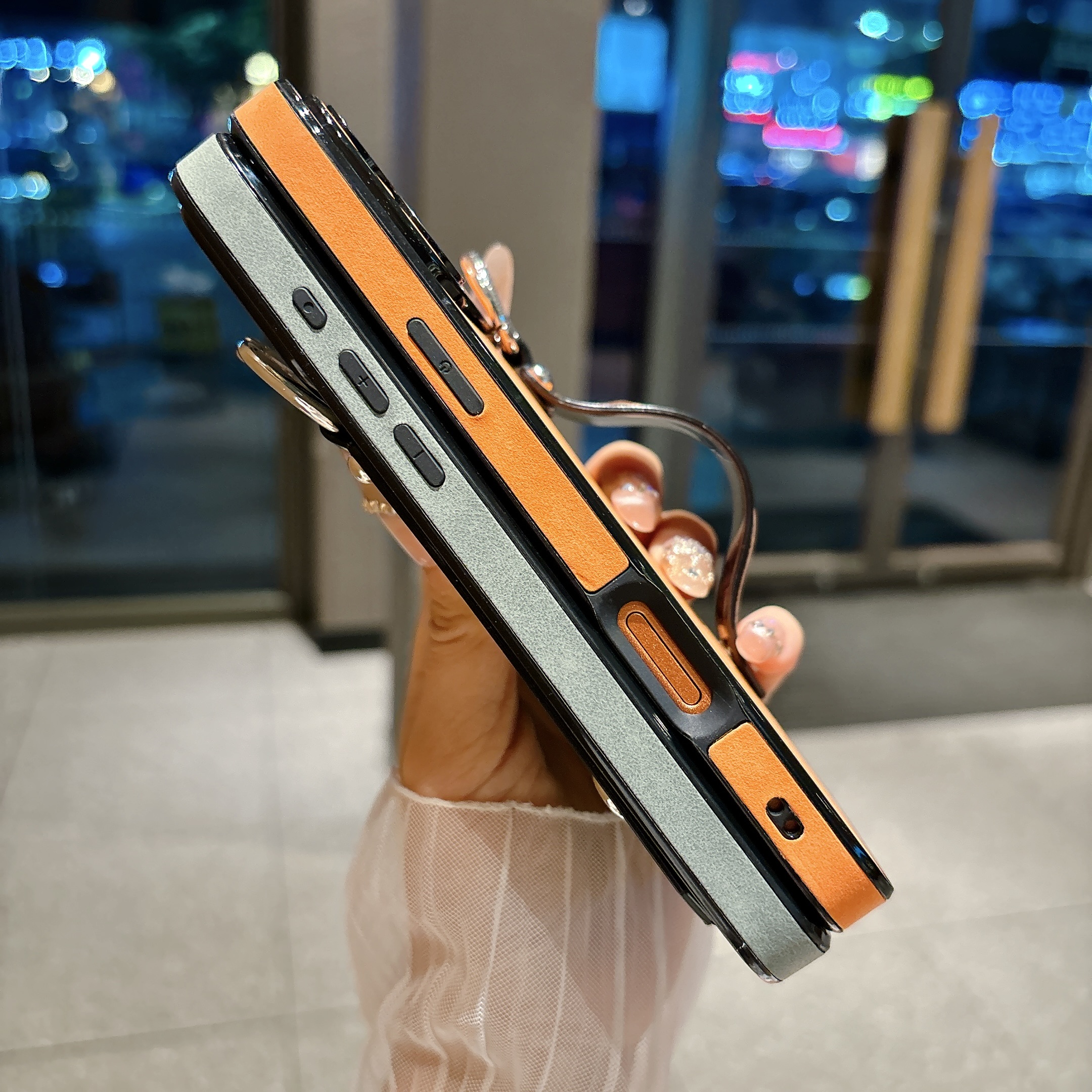 Suede Leather Wrist Strap Hold - Phone Cases For Iphone 16 ulasan dan harga