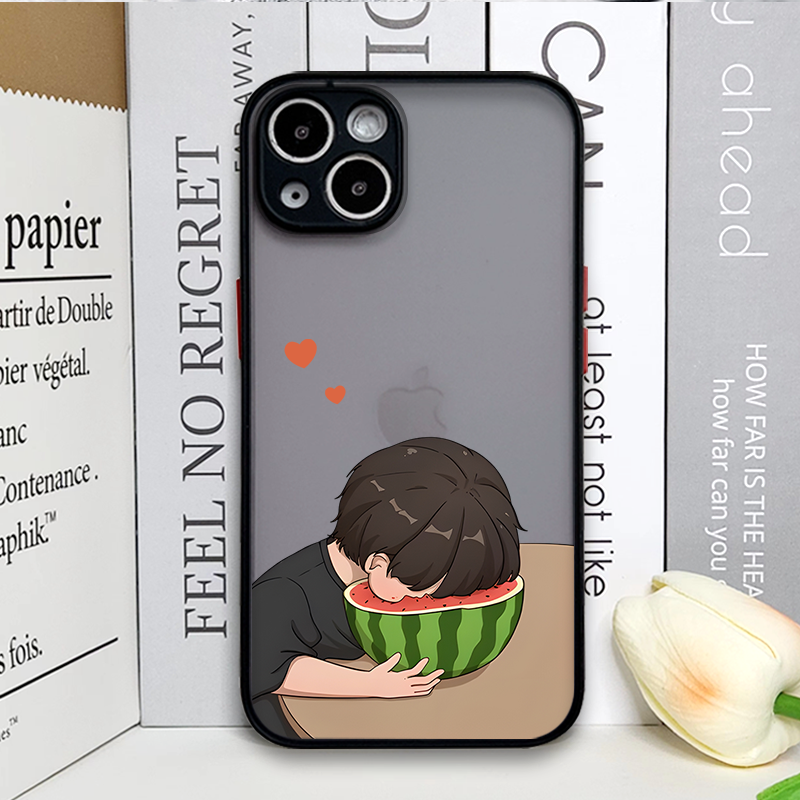 Creative Cartoon Boy Girl Pair - Phone Cases Hard ulasan dan harga