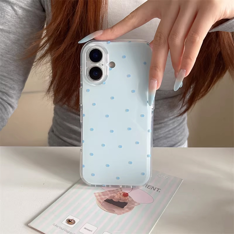 Korean Ins Girl Simple Blue Pi - Phone Cases For Girls ulasan dan harga