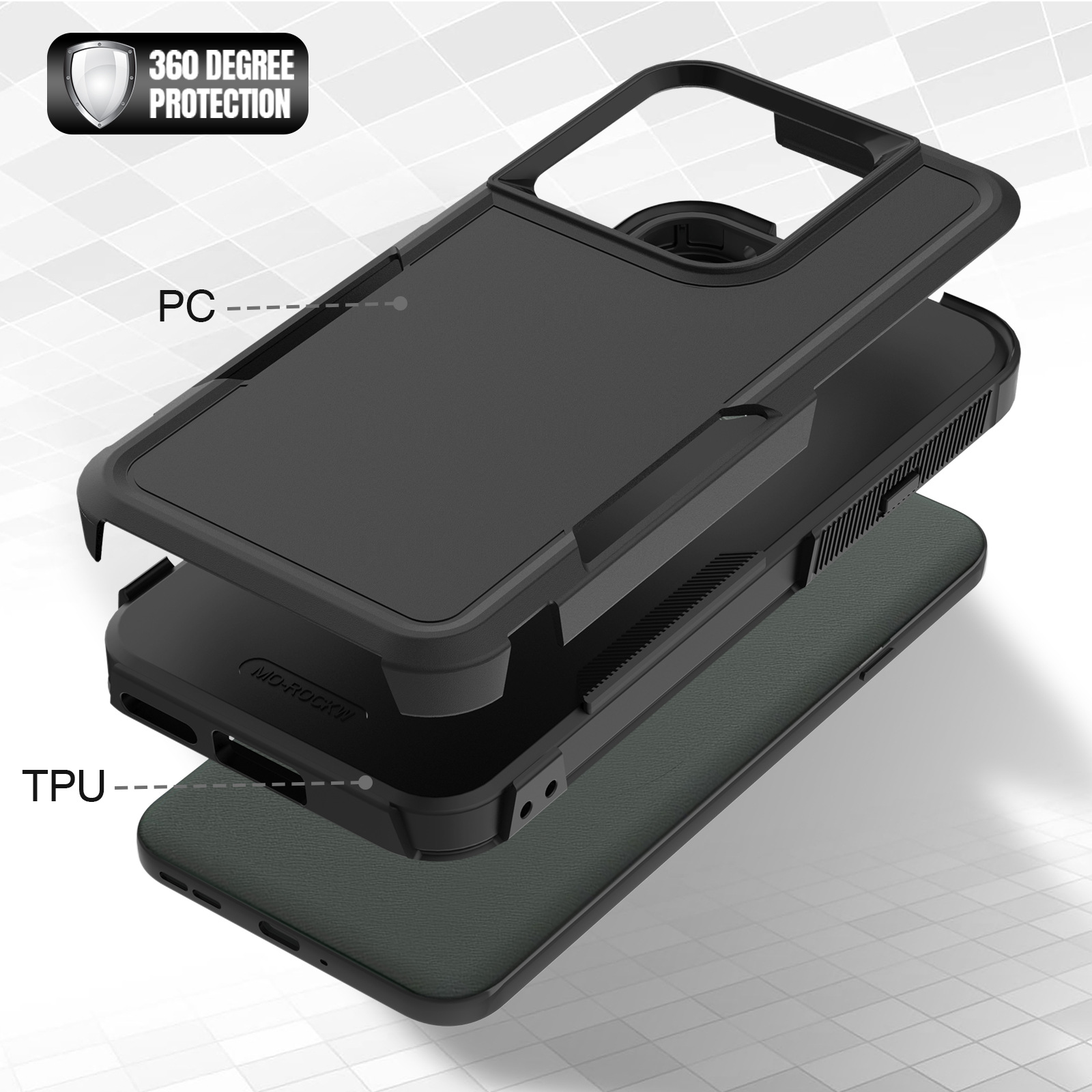 2IN1 Heavy Duty Armor Rugged P - Phone Cases Moto G 2025 ulasan dan harga