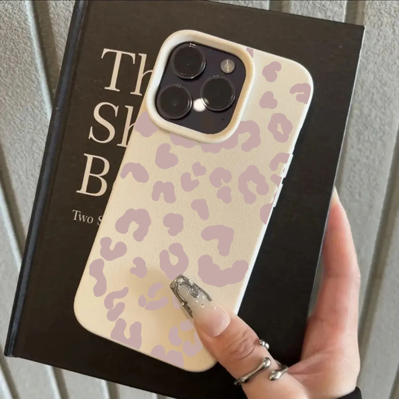 Pink Leopard Print Lichee Patt - Phone Cases Xiaomi 14 ulasan dan harga