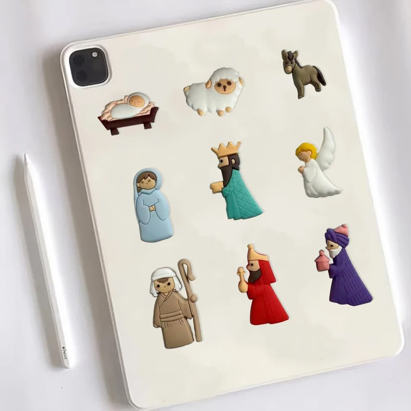 9pcs/Set Jesus Fridge Magnets  - Phone Cases Jesus ulasan dan harga