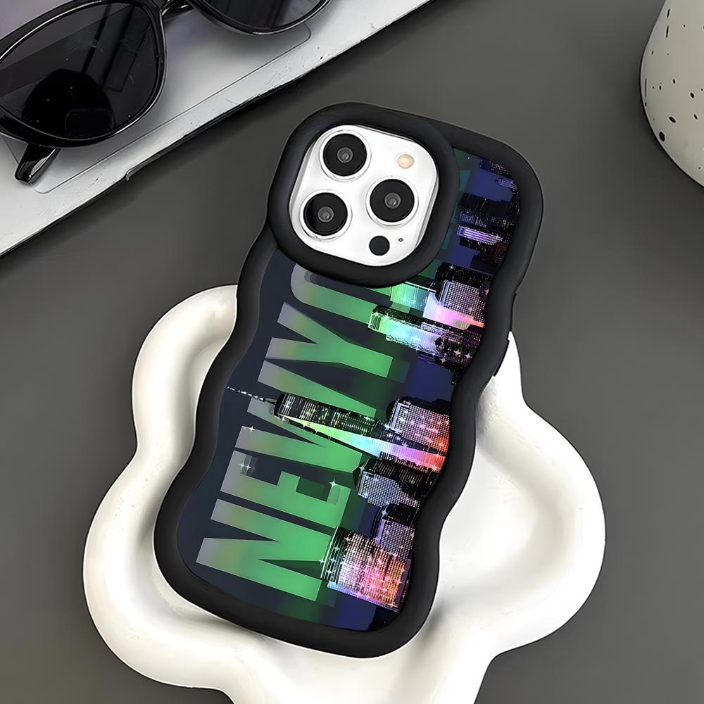 New York City Wavy Edge TPU Mo - Phone Cases York ulasan dan harga