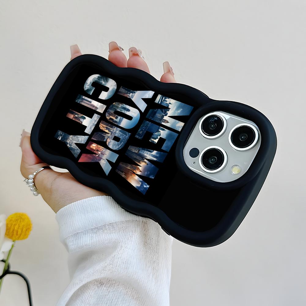 New York City Wavy Edge TPU Mo - Phone Cases York ulasan dan harga