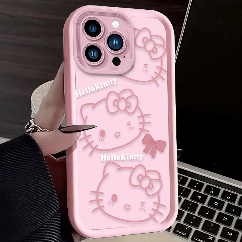 Pink Cute Hello Kitty Case for - Phone Cases Hello Kitty ulasan dan harga