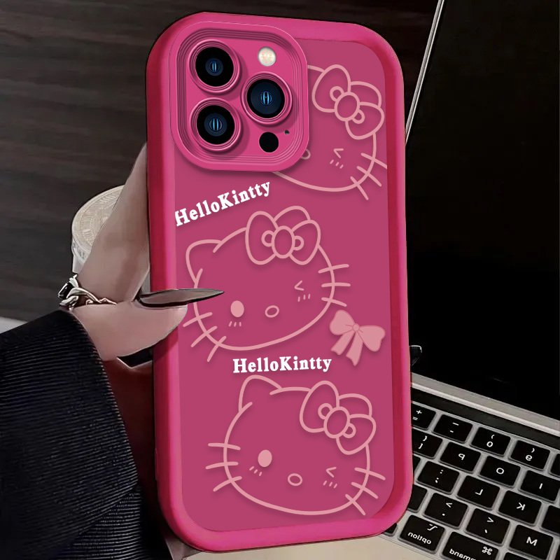 Pink Cute Hello Kitty Case for - Phone Cases Hello Kitty ulasan dan harga