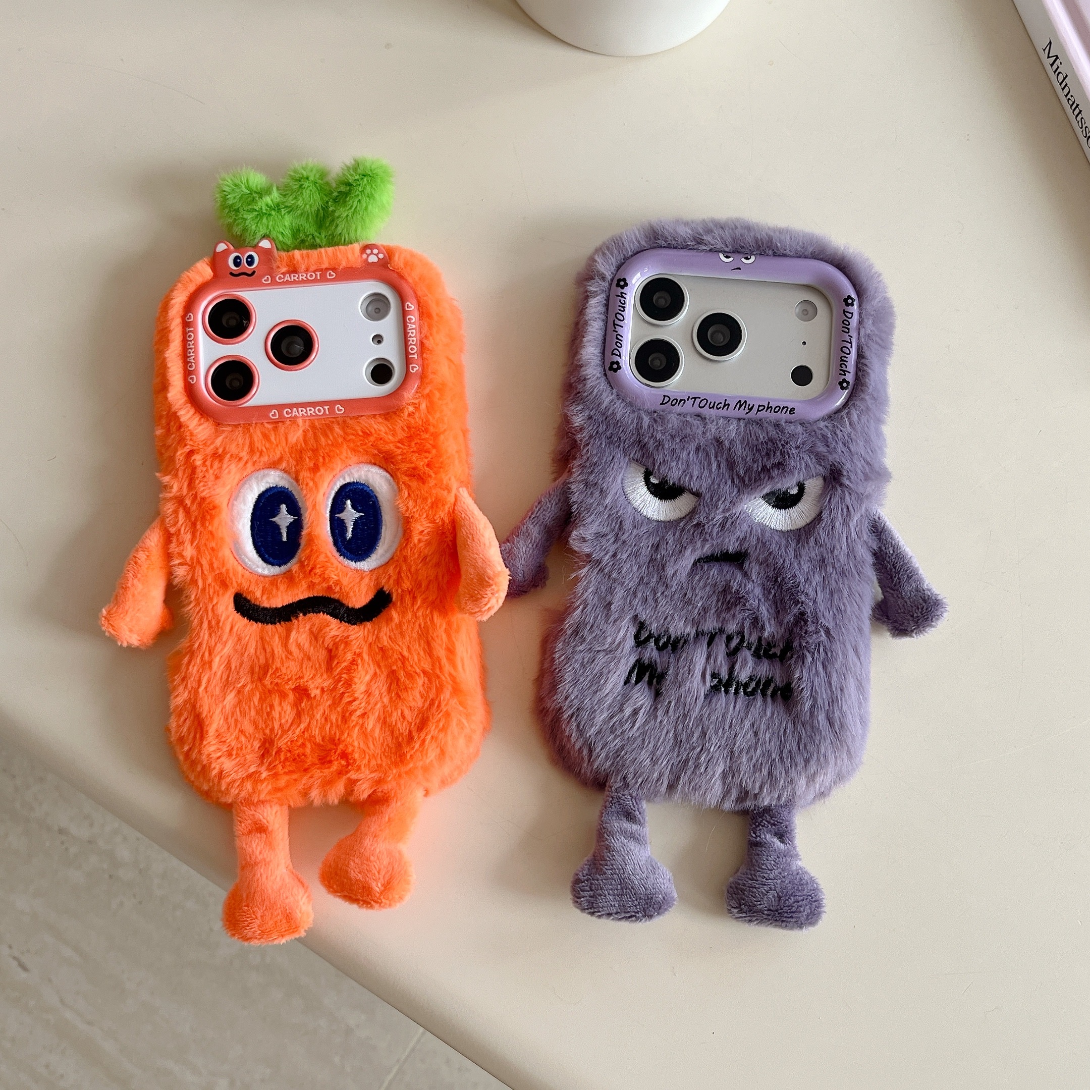 Cute Plush Phone Case with Qui - Phone Cases Iphone 15 Pro Max ulasan dan harga